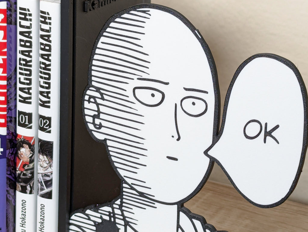 Sujetalibros de Saitama