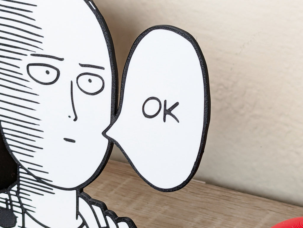 Sujetalibros de Saitama