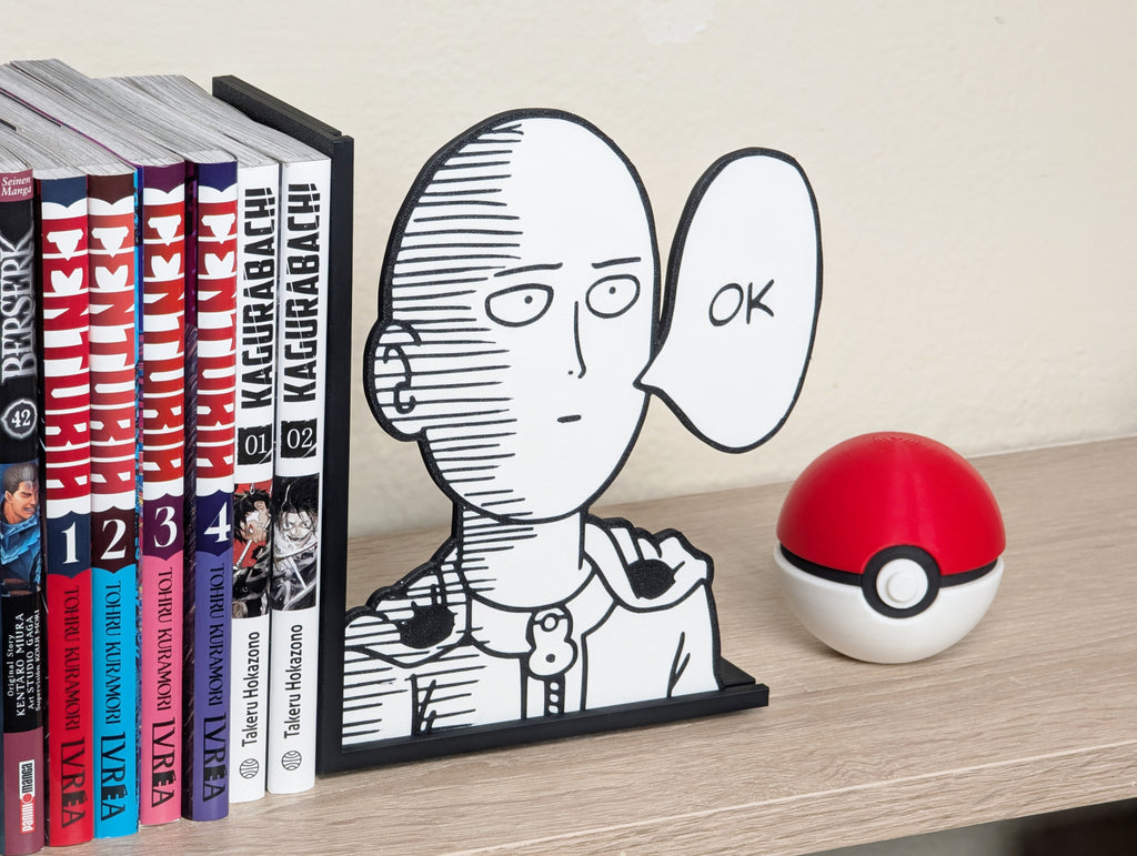 Sujetalibros de Saitama