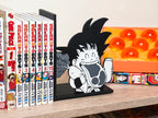 Sujetalibros de Son Goku comiendo