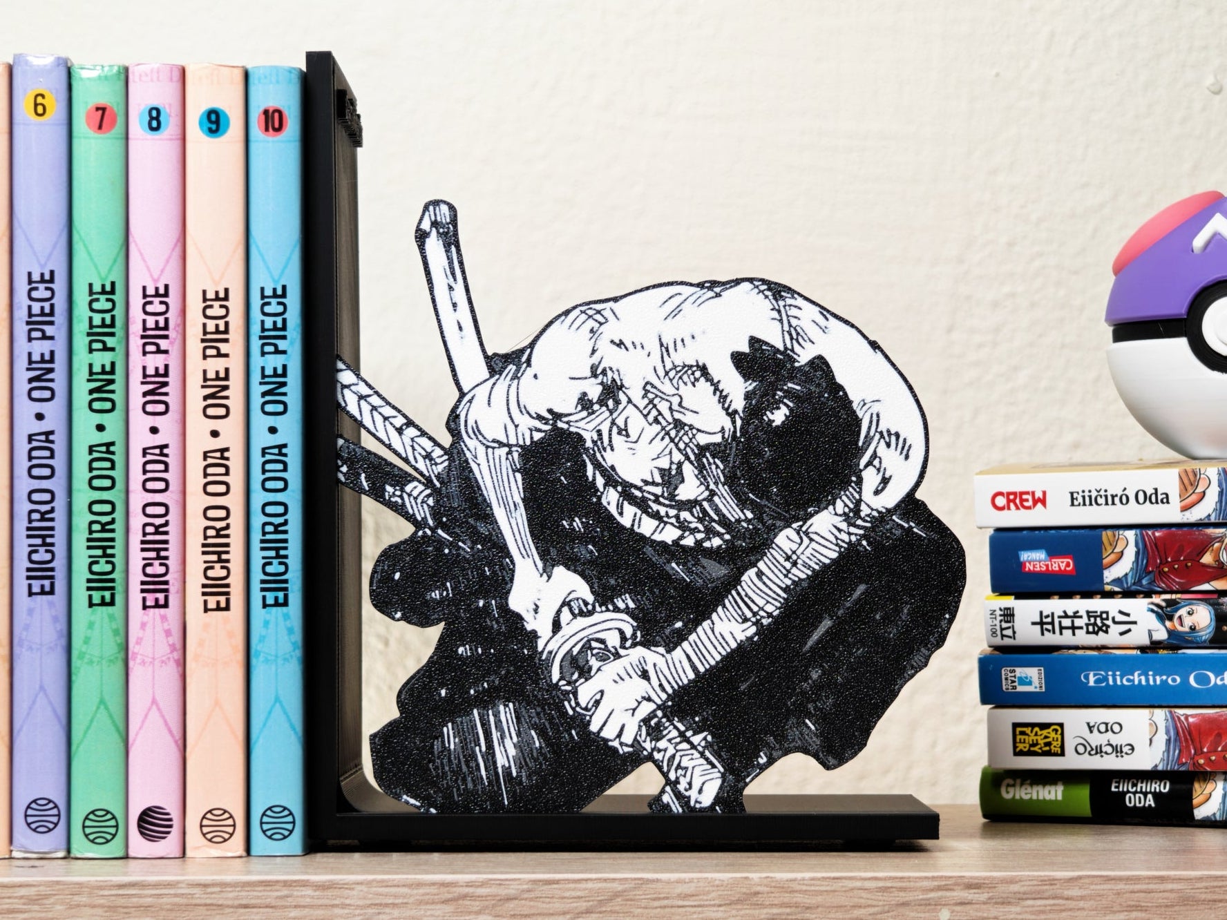 Sujetalibros de Zoro: "Santōryū"