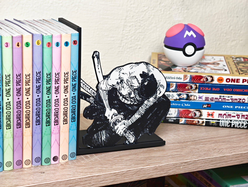 Sujetalibros de Zoro: "Santōryū"