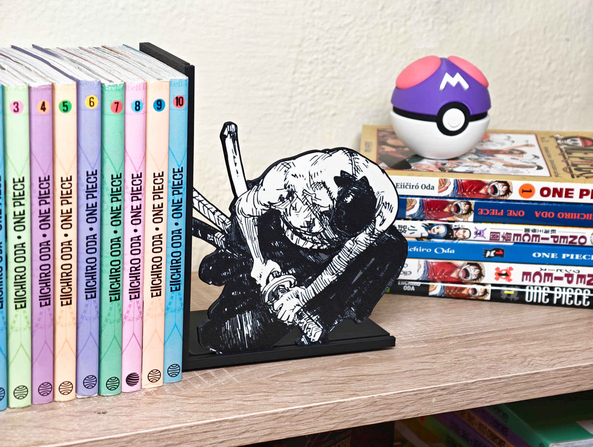 Sujetalibros de Zoro: "Santōryū"