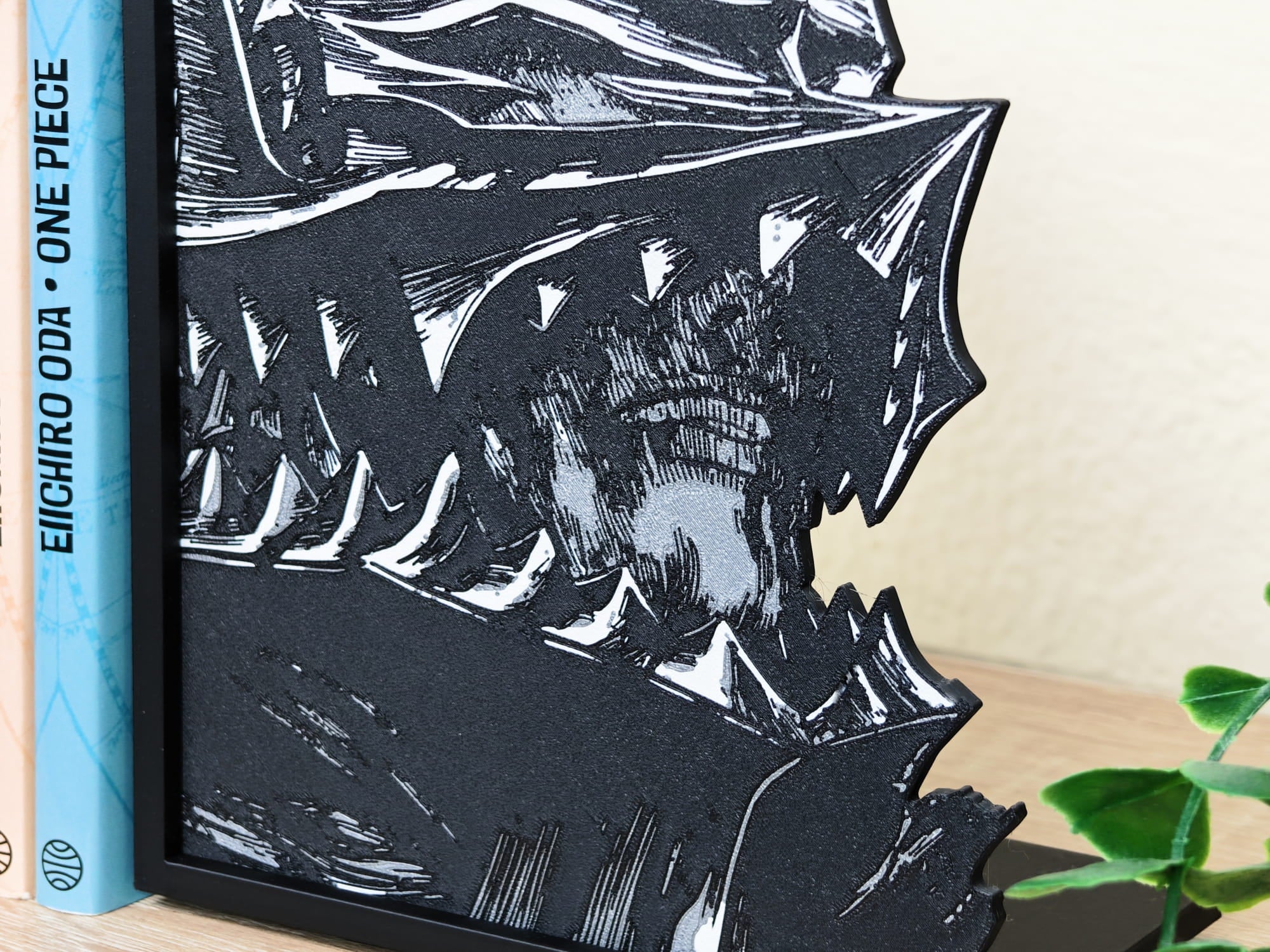 Sujetalibros de la armadura de Berserk