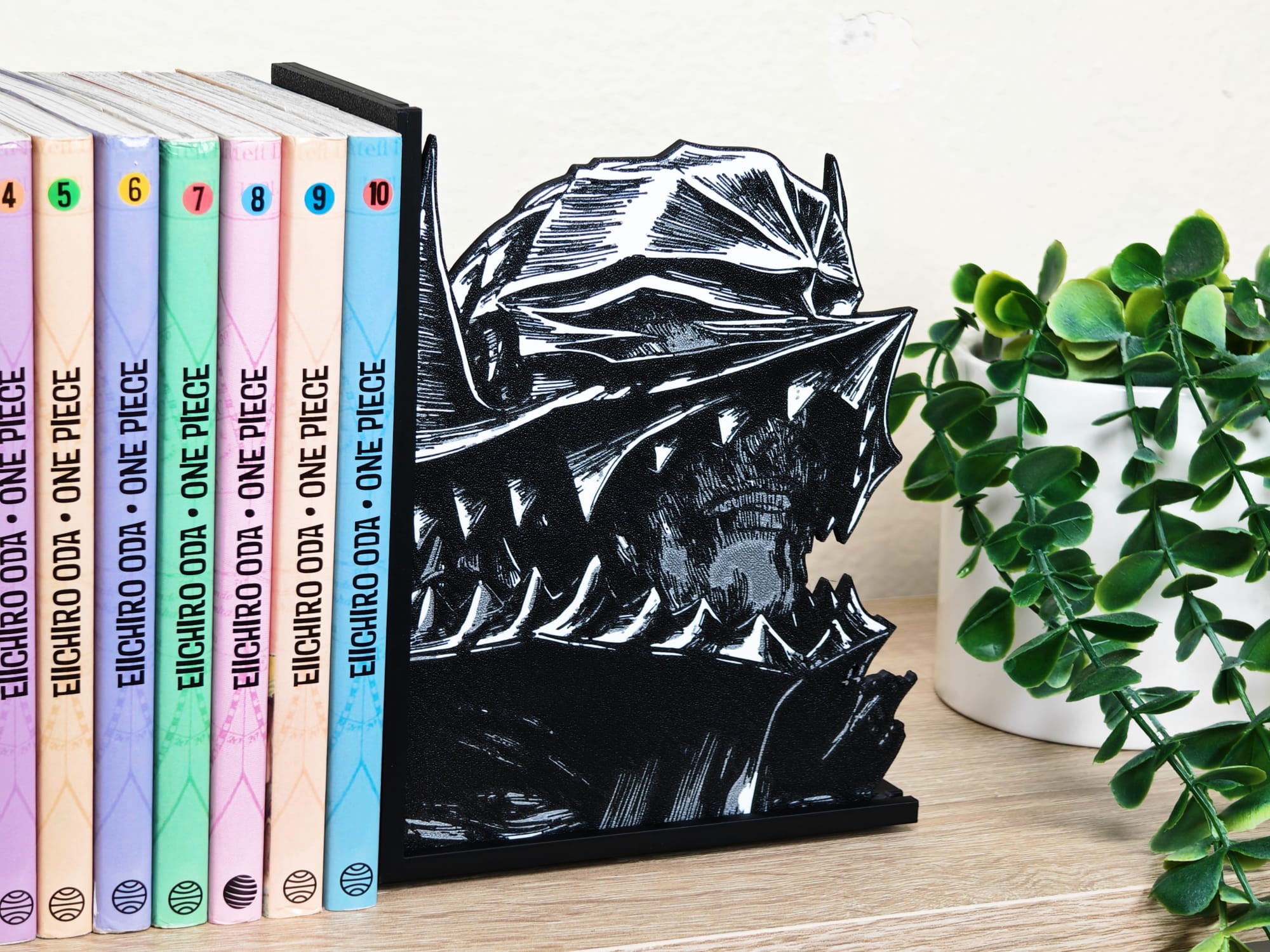 Sujetalibros de la armadura de Berserk