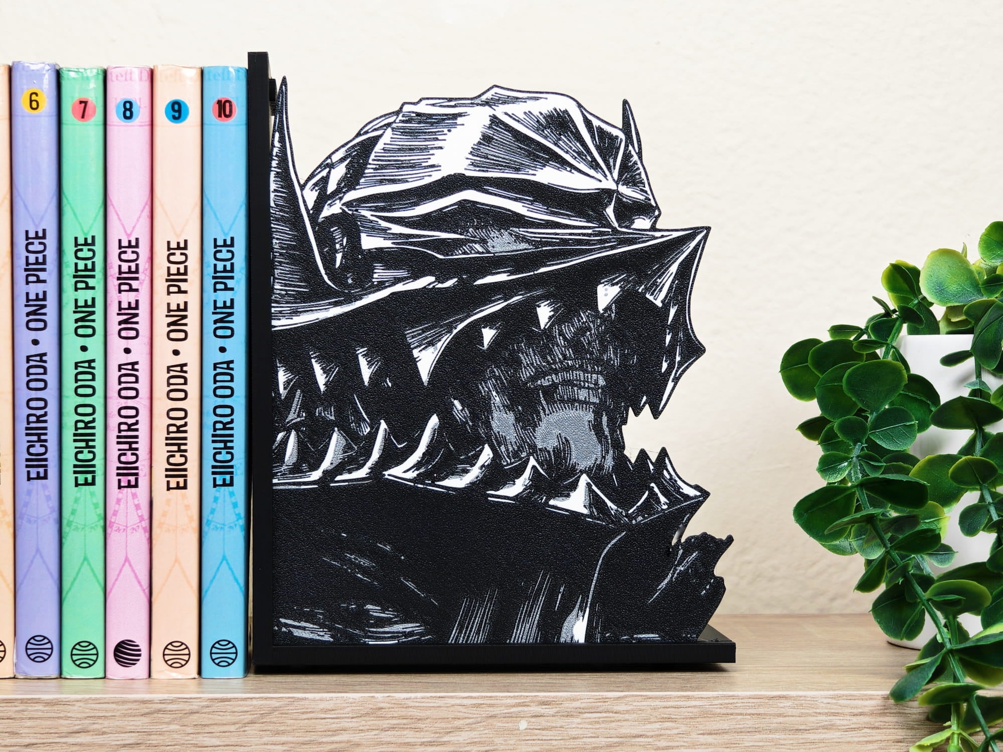 Sujetalibros de la armadura de Berserk