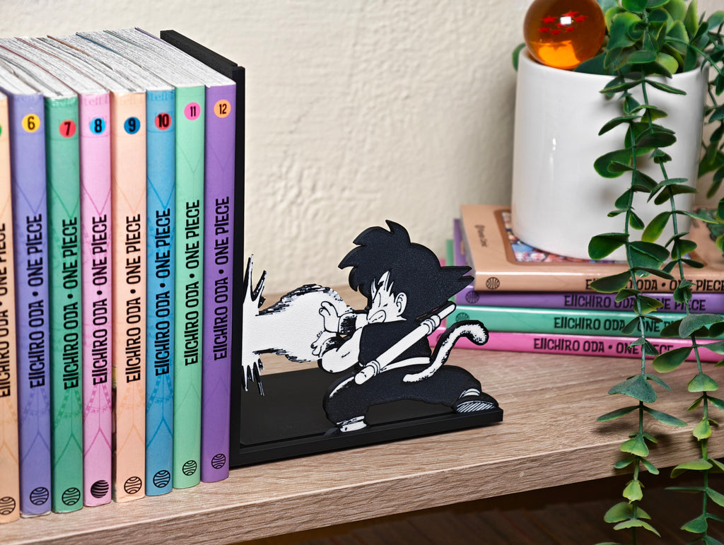 Sujetalibros de Goku haciendo el Kame Hame Ha!