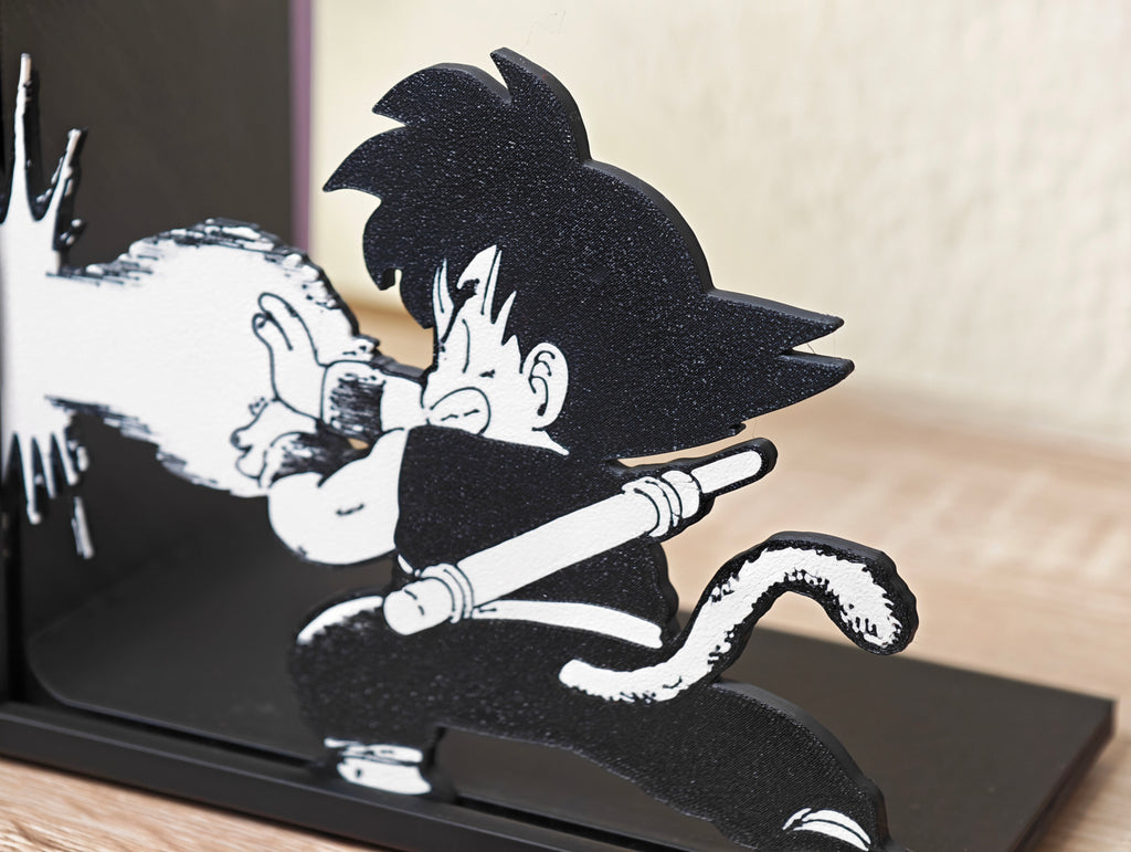 Sujetalibros de Goku haciendo el Kame Hame Ha!