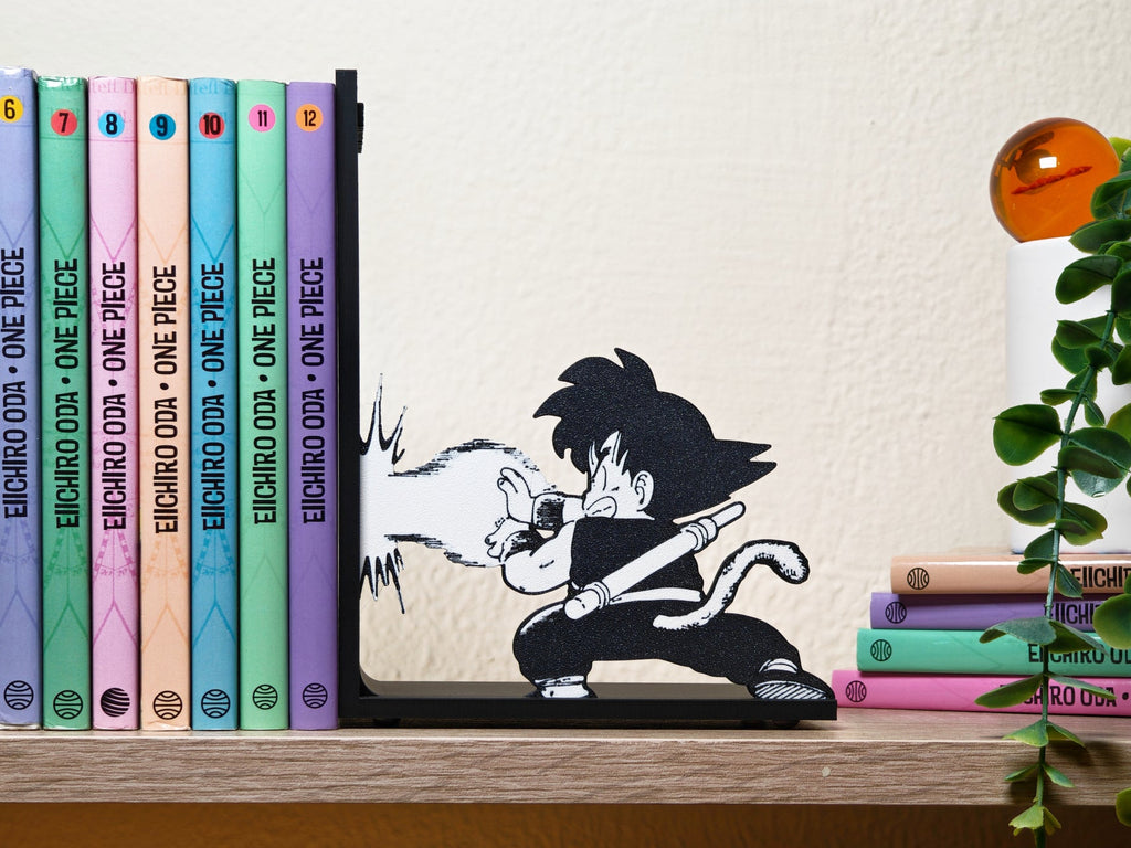 Sujetalibros de Goku haciendo el Kame Hame Ha!