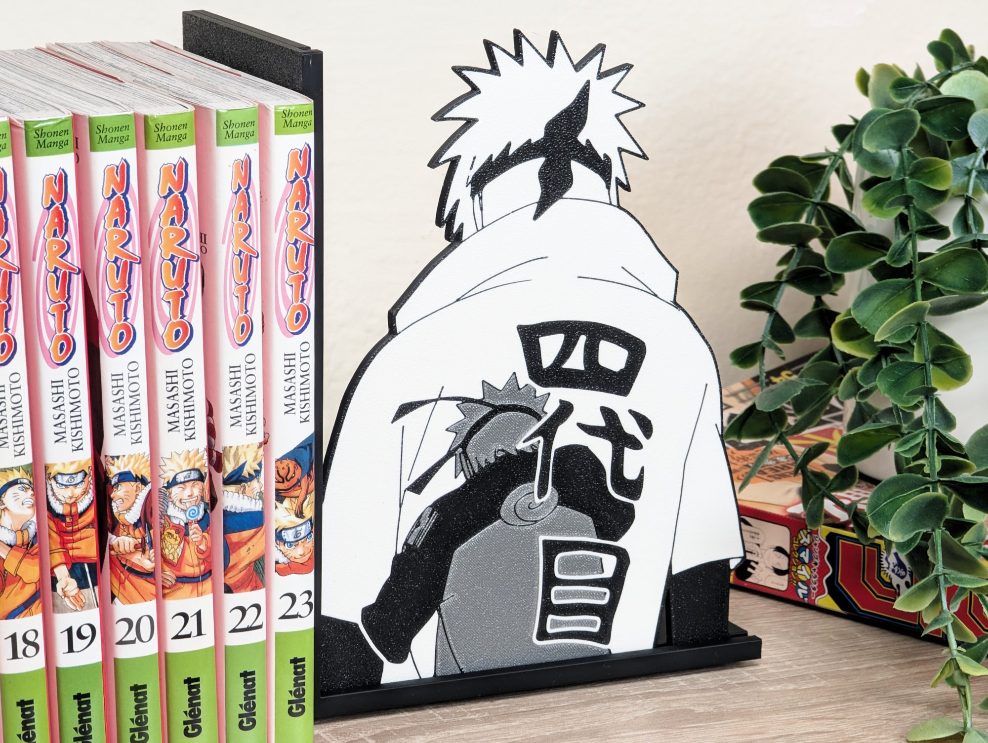 Sujetalibros de Naruto Hogake