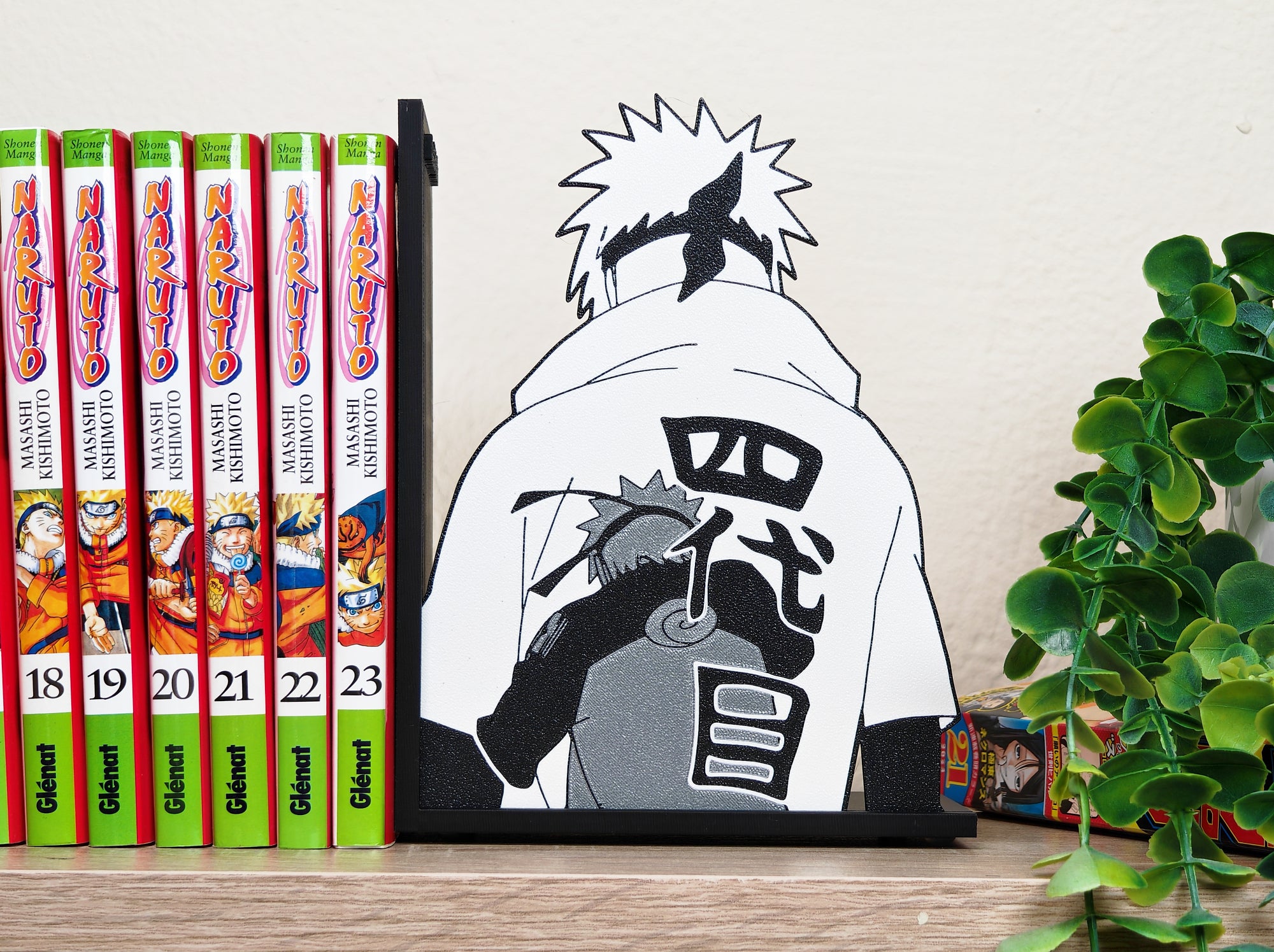 Sujetalibros de Naruto Hogake