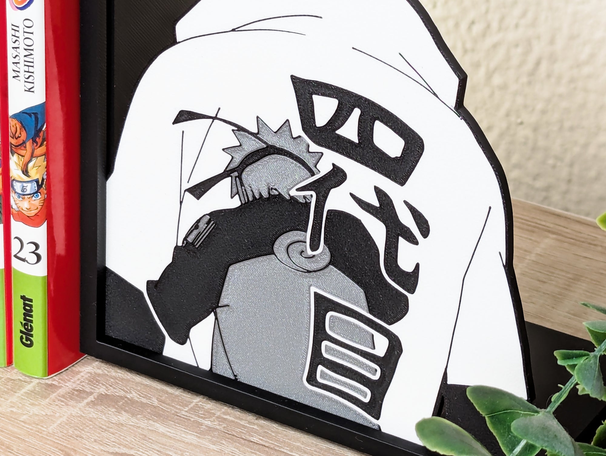 Sujetalibros de Naruto Hogake