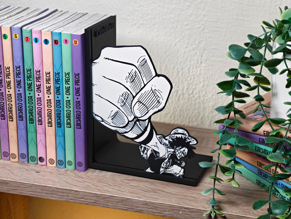 Sujetalibros del puñetazo de Luffy