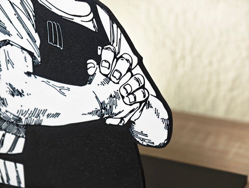 Sujetalibros de Sakamoto crujiéndose los dedos