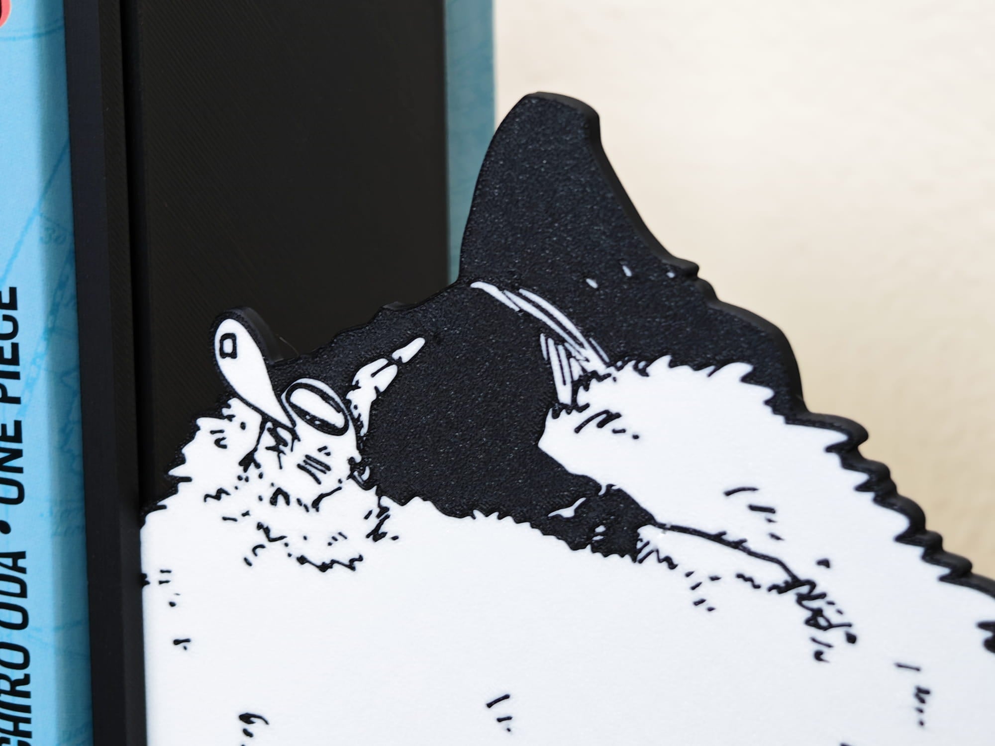 Sujetalibros de Chopper y Zoro durmiendo