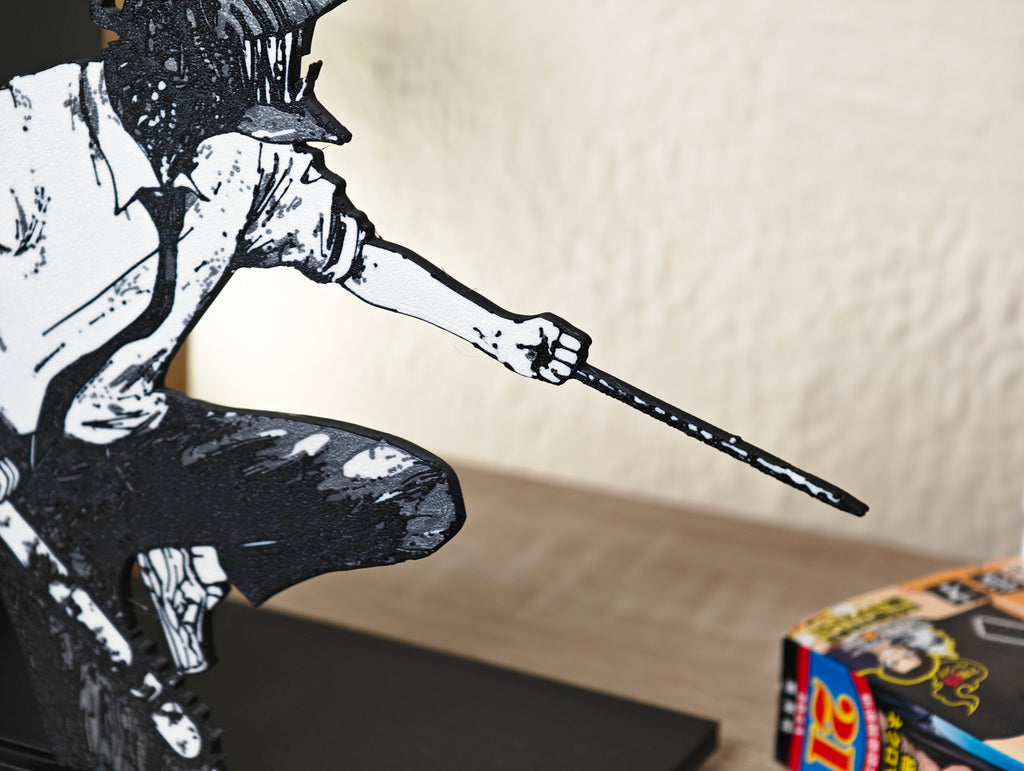 Sujetalibros de Chainsaw Man con las motosierras