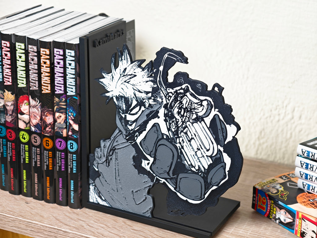 Sujetalibros de Rudo con el amuleto