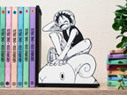 Sujetalibros de Luffy en el Merry