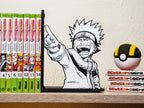 Sujetalibros de Naruto riéndose