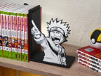 Sujetalibros de Naruto riéndose