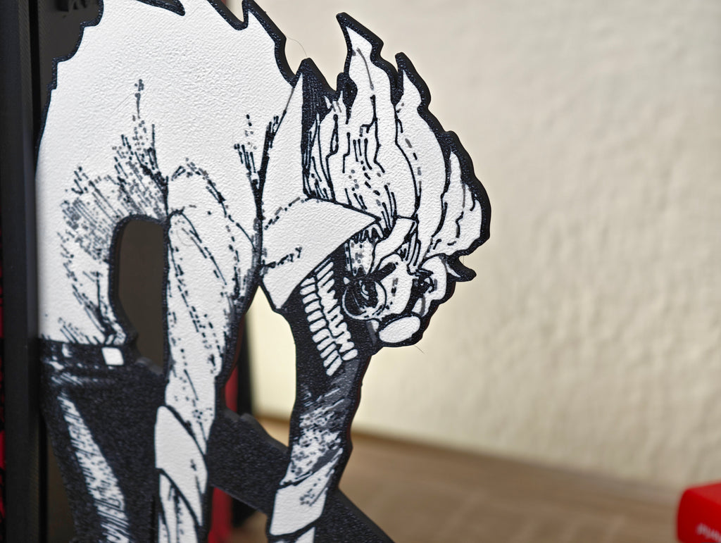 Sujetalibros de Okarun transformado