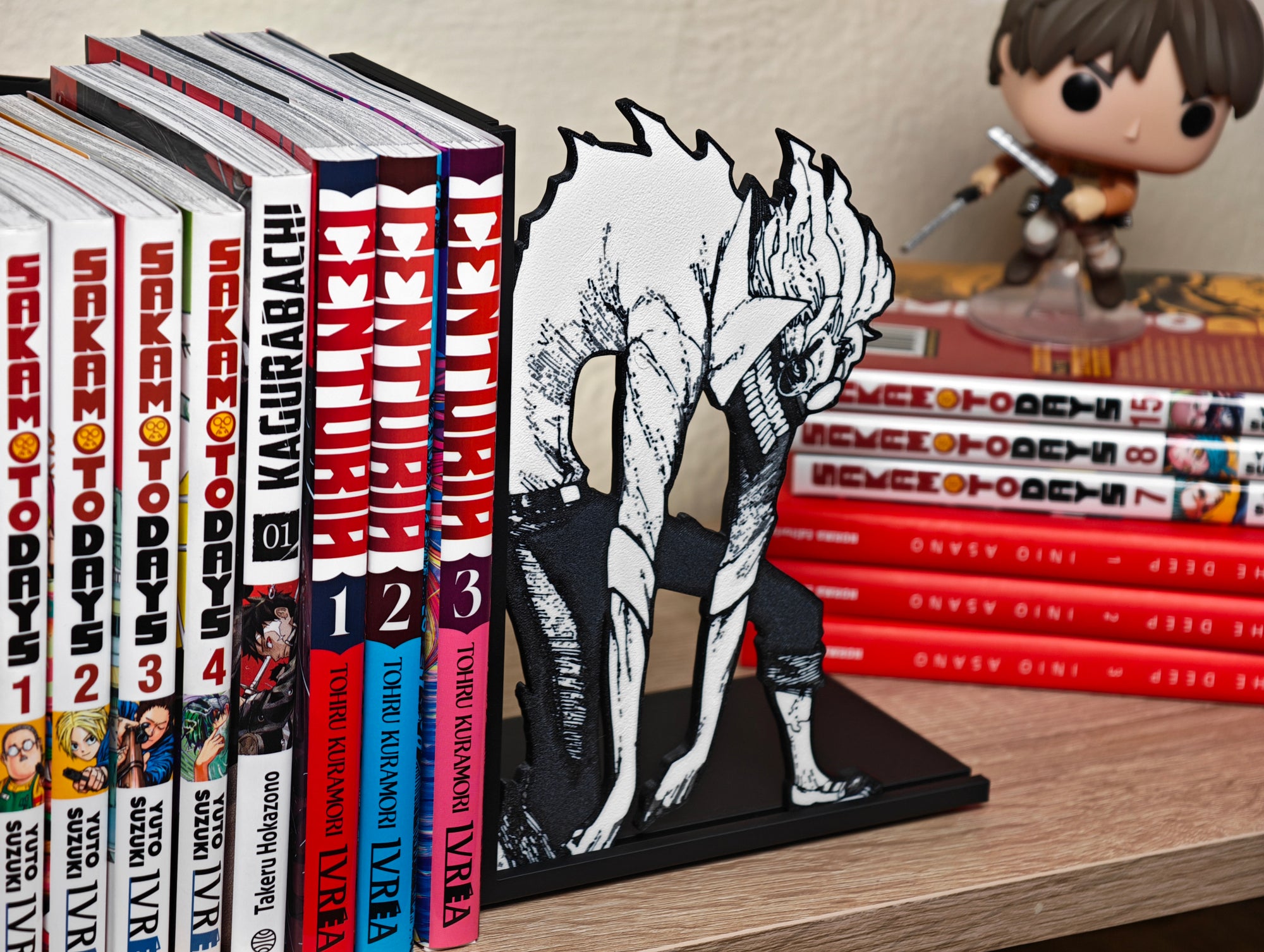 Sujetalibros de Okarun transformado