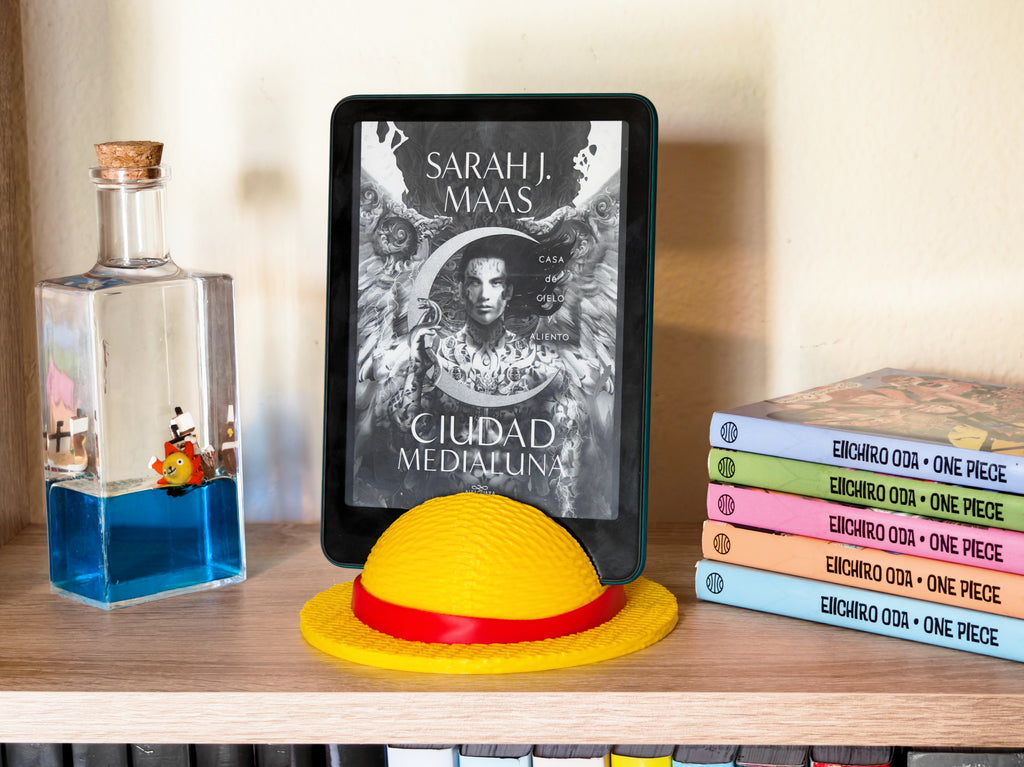 Soporte para Kindle del Sombrero de Paja