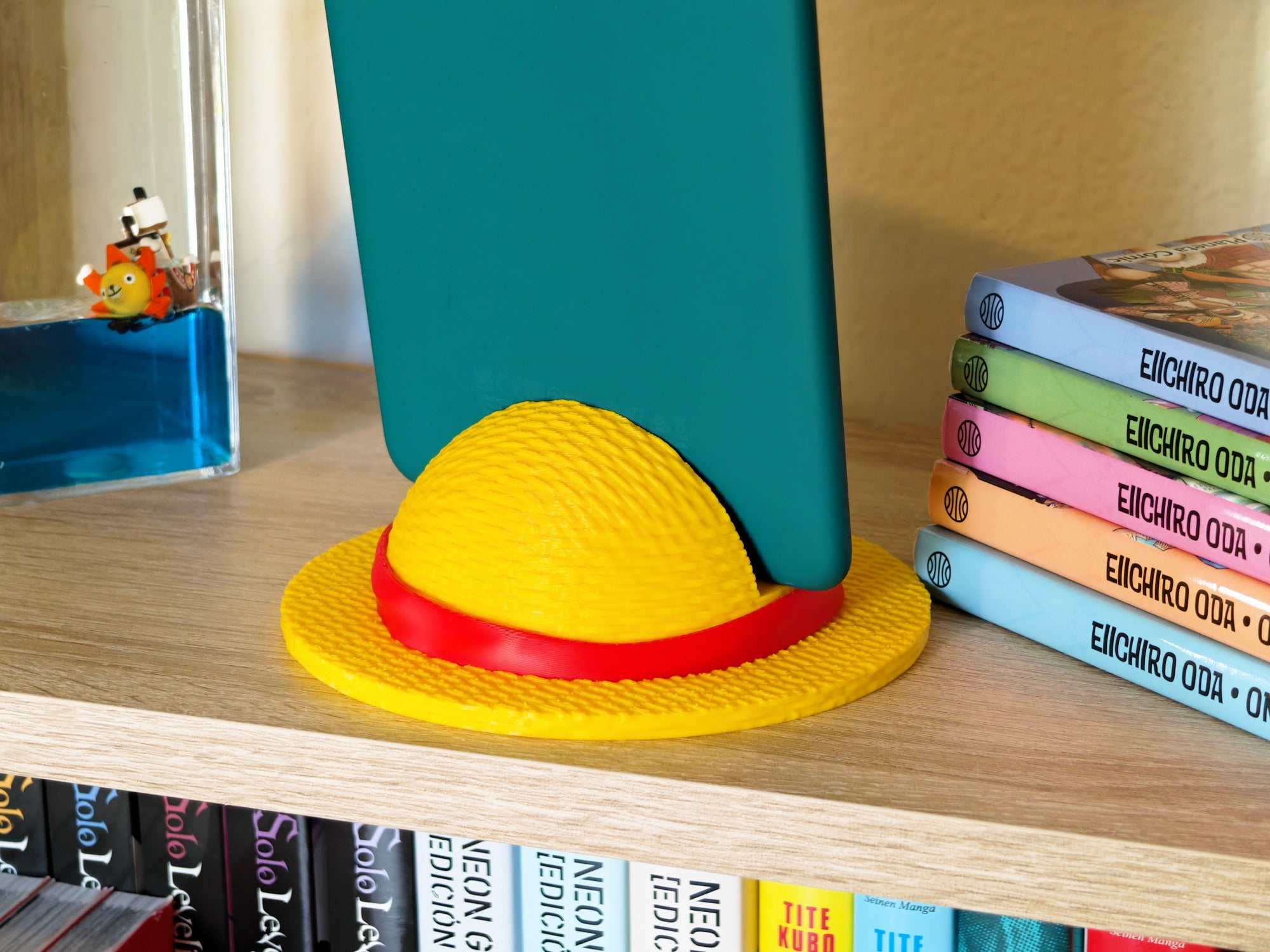 Soporte para Kindle del Sombrero de Paja