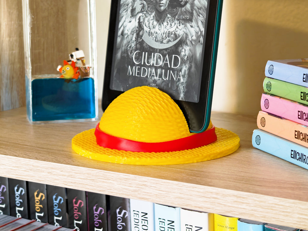 Soporte para Kindle del Sombrero de Paja