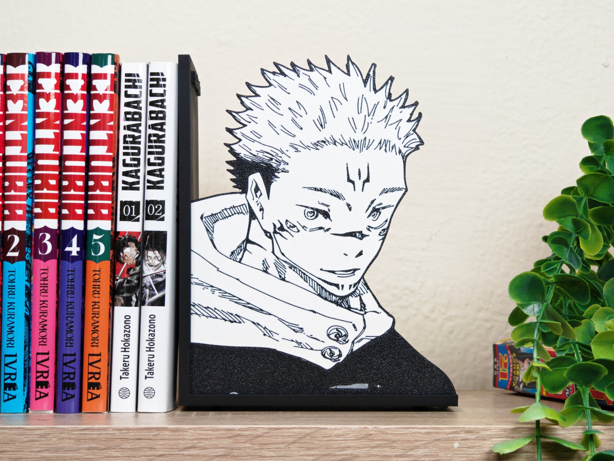 Sujetalibros de Yuji como Sukuna