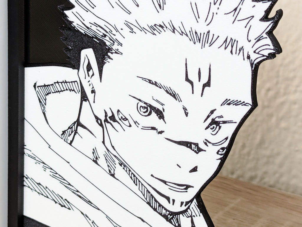 Sujetalibros de Yuji como Sukuna