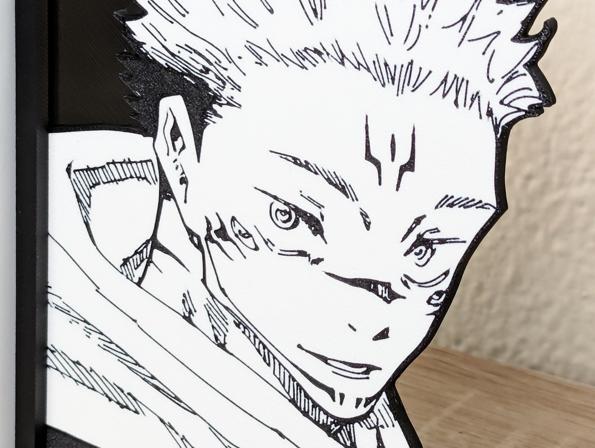 Sujetalibros de Yuji como Sukuna